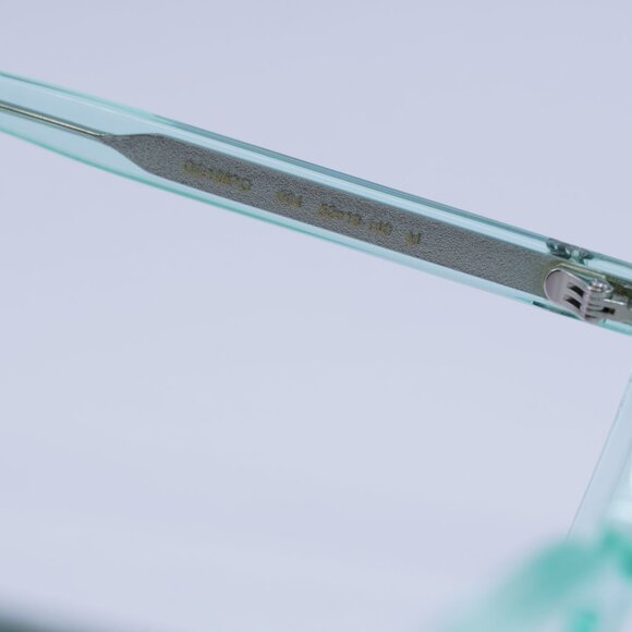 Gucci GG1687O 004 Eyeglasses Transparent Green 52mm Square Frame - Picture 6 of 9